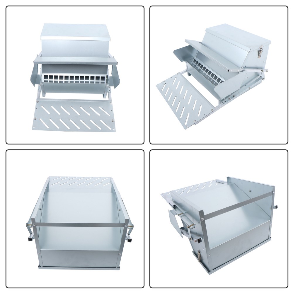 Poultry Feeder 20LB Capacity Automatic Chicken Feeder For 6-12 Chickens