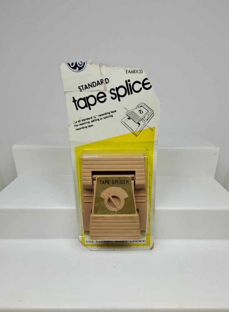 Vintage G.E. Audio Tape Splicer New in package