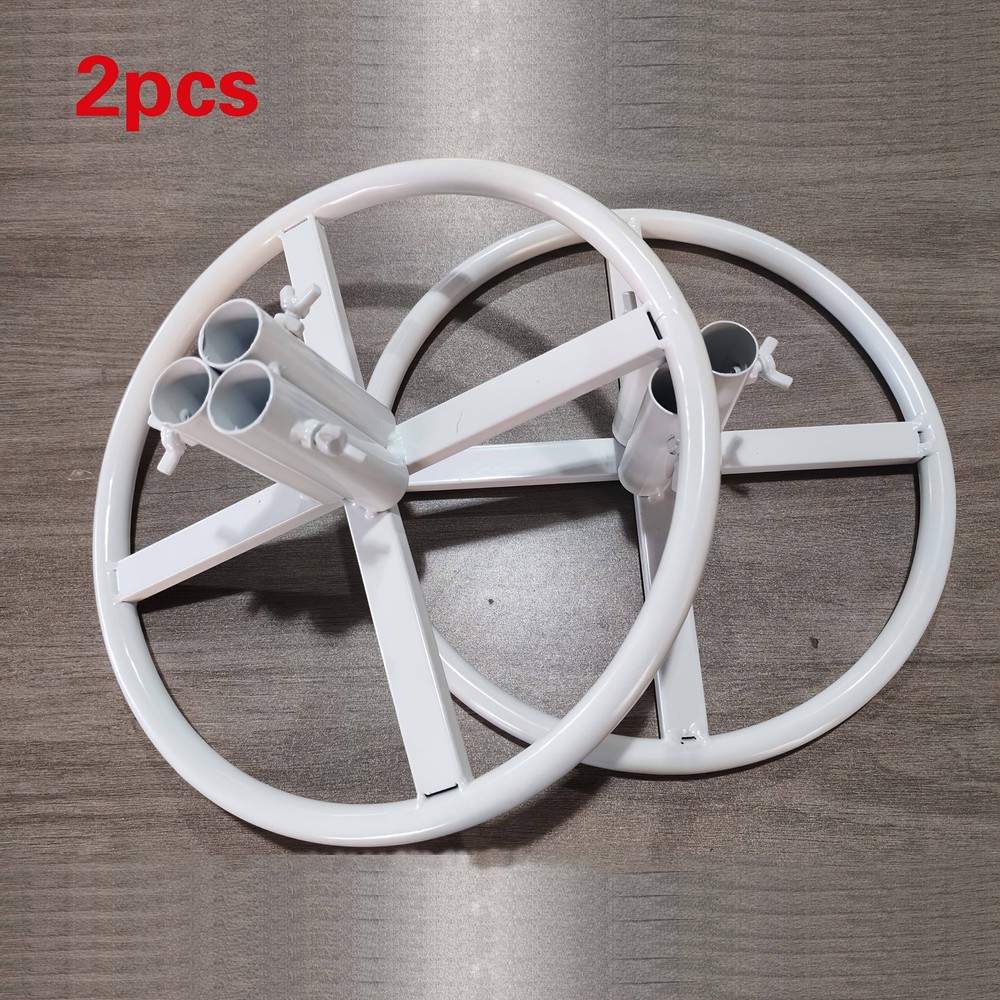 2-Pack Modern Iron Decorative Flower StandsMultifunctional Bases