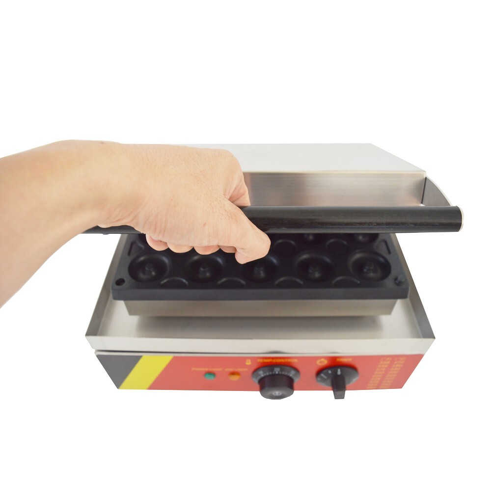Electric Donut Maker Waffle Baking Machine Dessert Making Machine 15 Donuts 110V