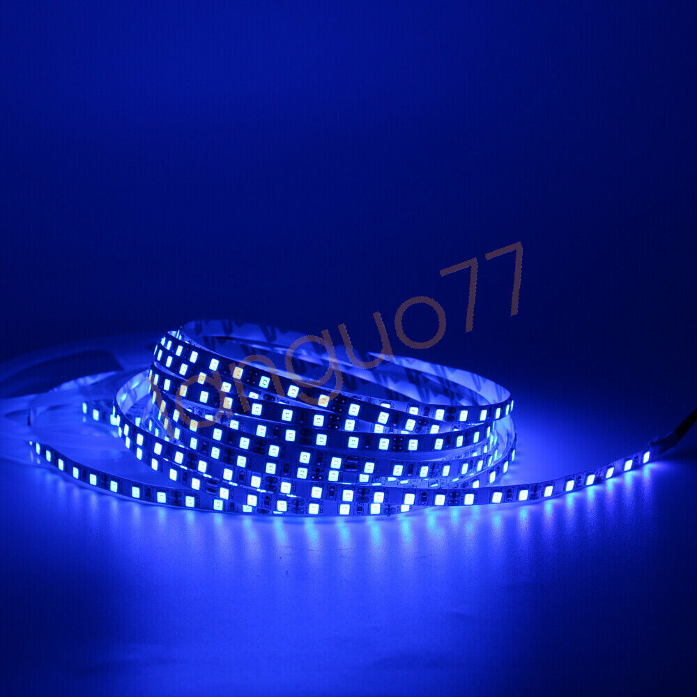 Blue Neon Glow EL Wire String Strip Decor Boat LED Light Car Party + Controller