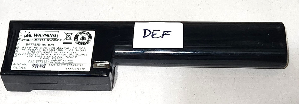 Snap-On EETM303A01 Battery For Parts Not Working