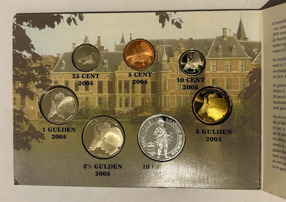 2005 Netherland  Pattern Euro Coin Collection  8 coins