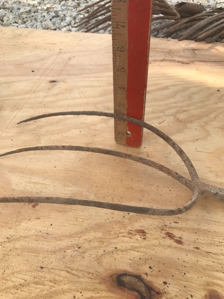 Fork Rake Head 3 Thines Rusty Rustic no handle Original Vintage Primitive Metal