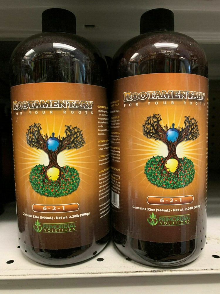 Primordial Solutions Rootamentary ROOT GROWTH 16oz 32oz 1 gallon Root excel
