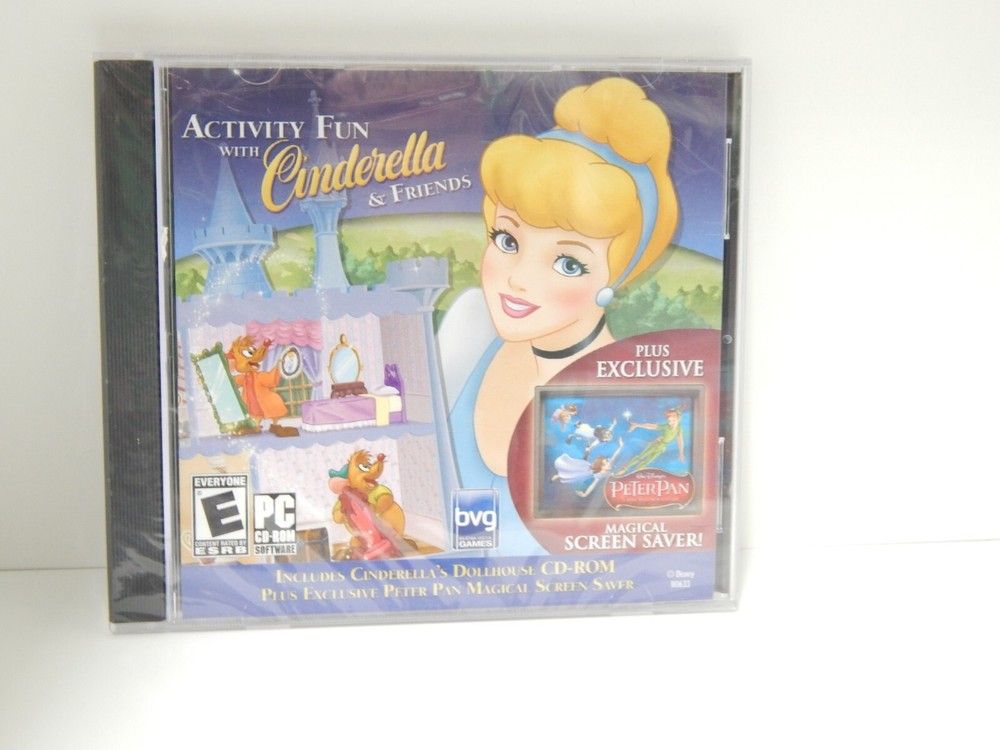 Activity Fun With Cinderella And Friends PC CD-ROM - NEW
