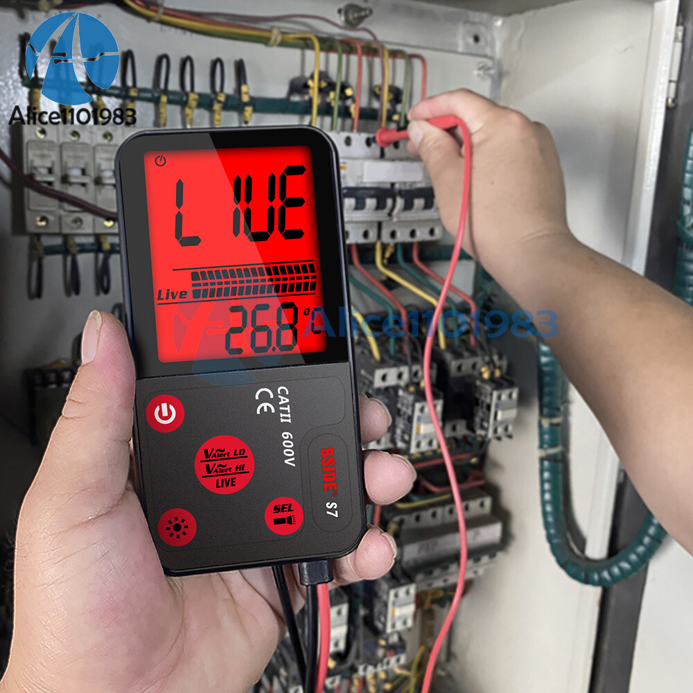 ADMS7 Portable Digital Smart Multimeter AC/DC Voltage Meter Tester 6000 Count