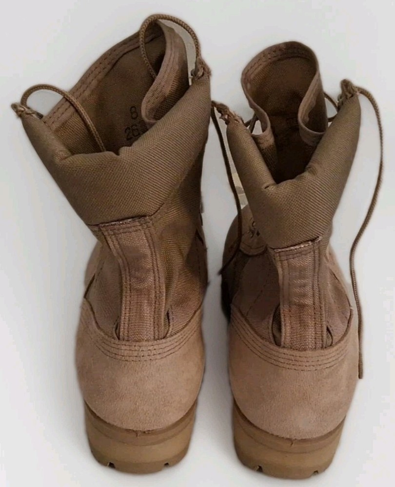 McRae Boots 8R Desert Tan & 3 Pair Socks Bundle NIB