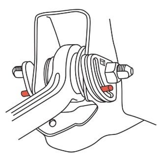 For Chevy Silverado 1500 99-18 Front Alignment Plate Guide Pins