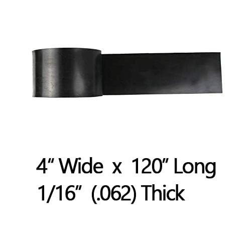 Solid Rubber Sheets,Strips,Rolls 1/16 .062 Thick x 4 Wide x 120 Long, Thin Ne...