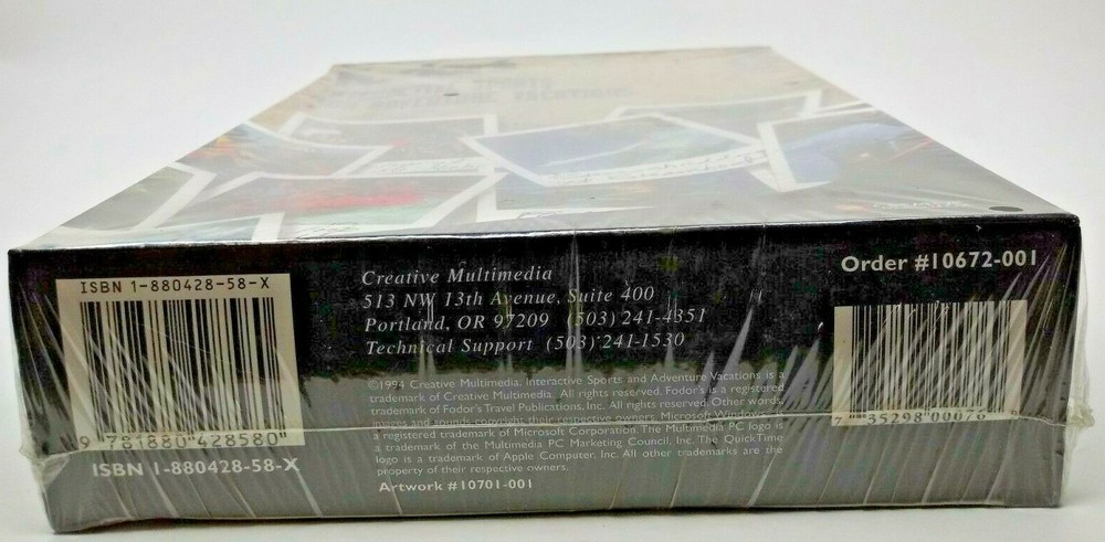 Fodor's Interactive Sports & Adventure Vacations Creative Multimedia Windows PC