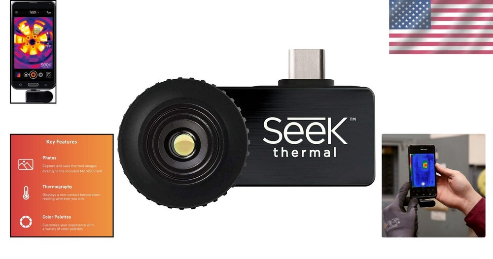 Effortless Detection: Compact Thermal Imaging Camera for Android USB-C Use