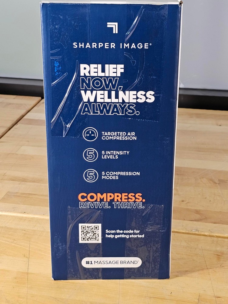 Small / Medium Sharper Image Powerboost Air Compression Boots Leg Massager Teens