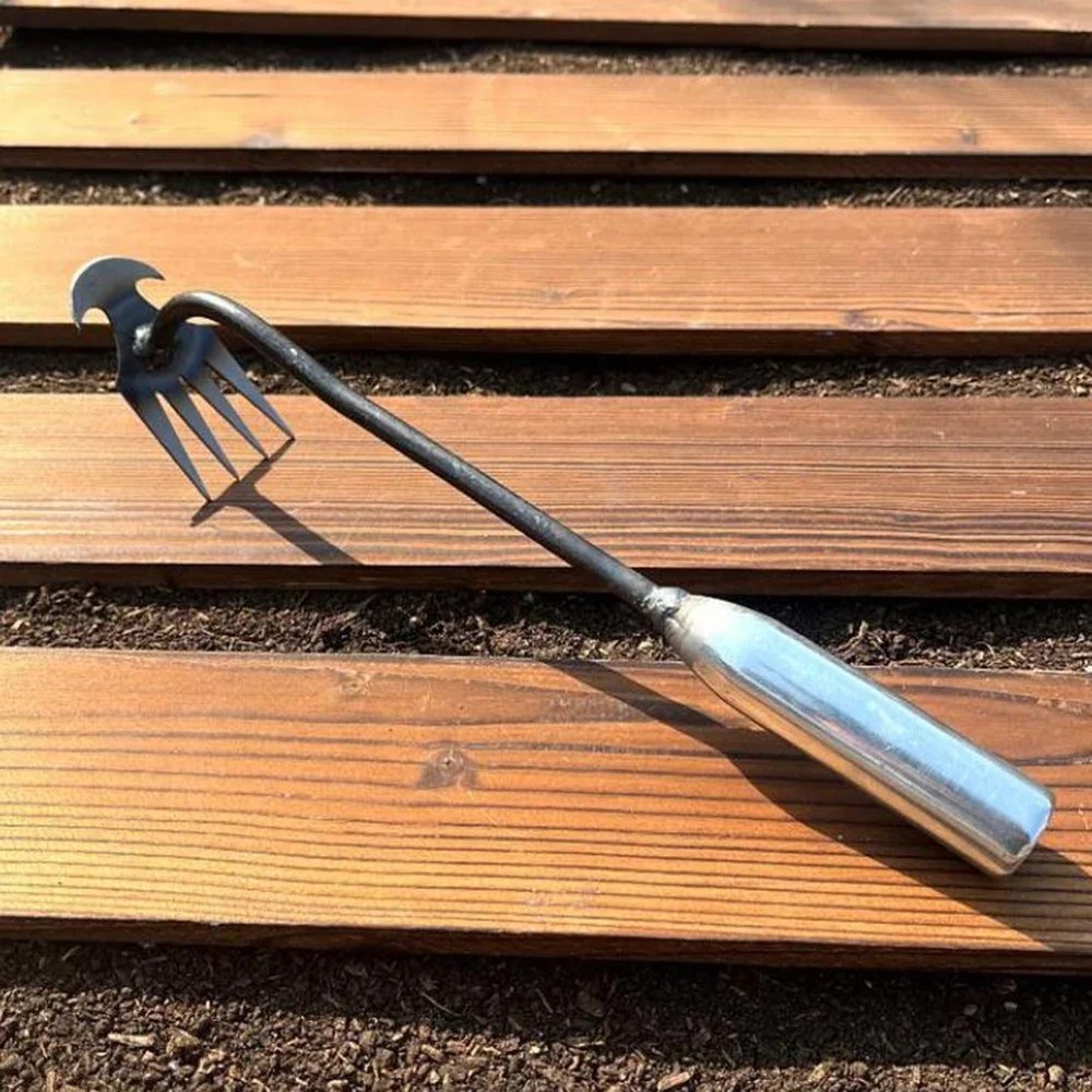 Multifunctional Weeding Rake Grass Root Puller & Garden Shovel