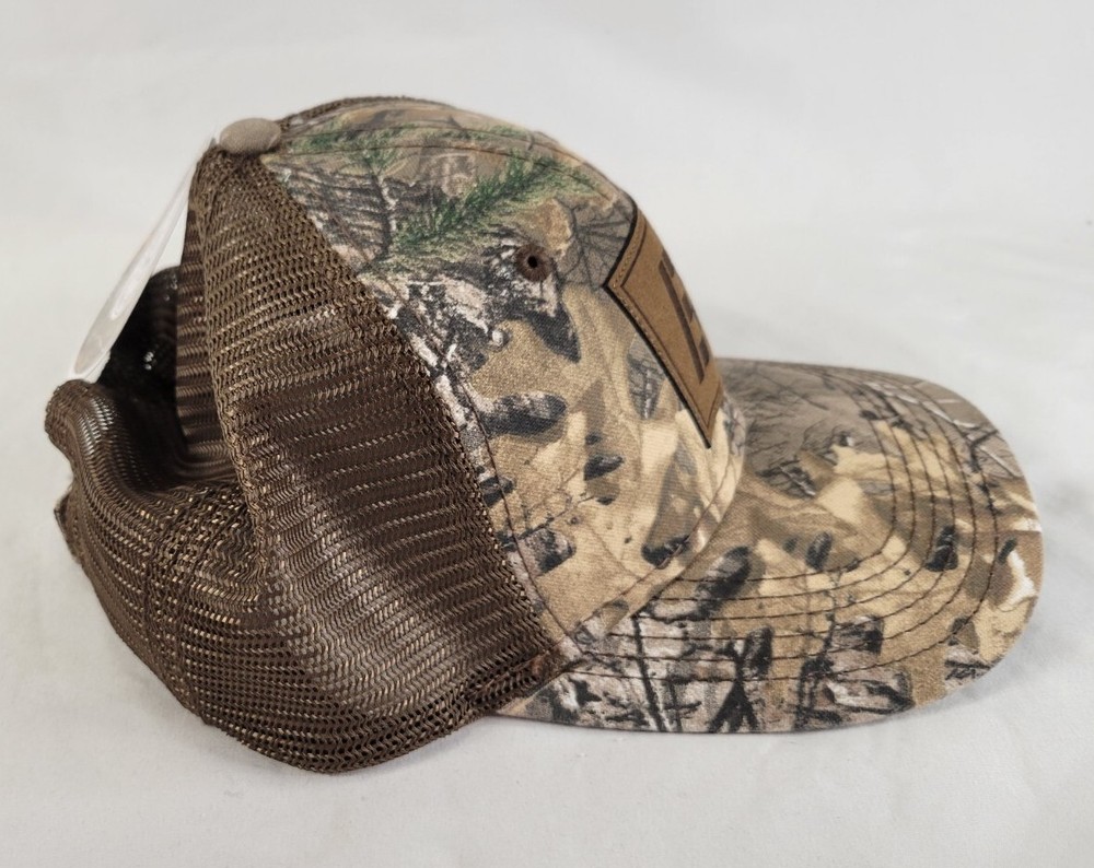 REALTREE Adjustable Cap Camouflage Mesh Back Hook And Loop Hat Hunting Camo