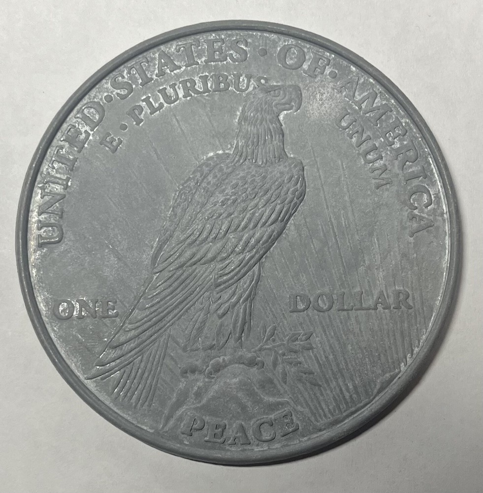 1922 Peace Dollar 3” Novelty Coin