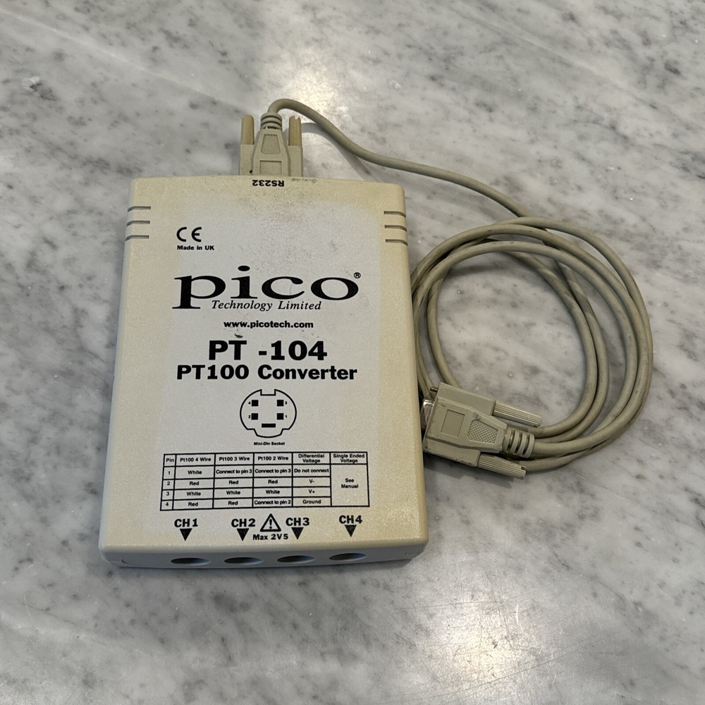 PICO PT-104 Converter Data Logger PT100