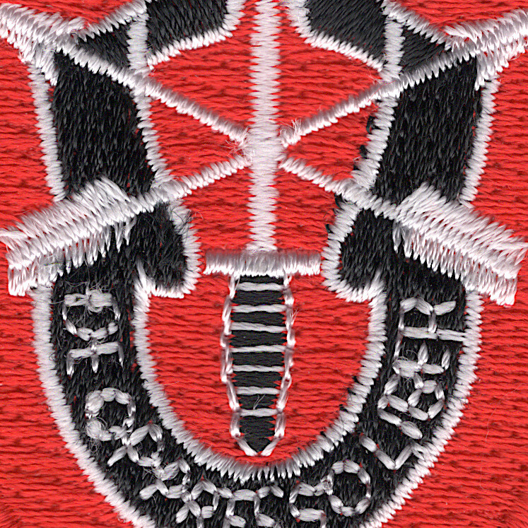 7th Special Forces Group Flash Patch With Crest