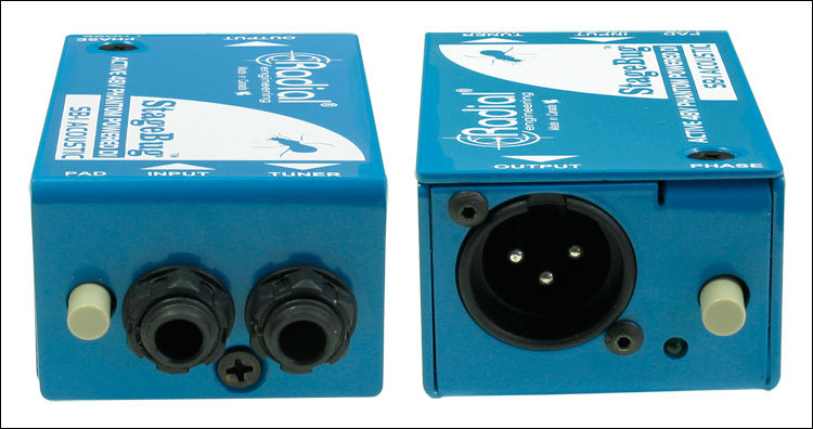 NEW! Radial Engineering StageBug SB-1 Active Acoustic DI Phantom Powered!