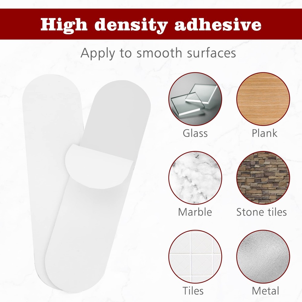 ChengFu Self Adhesive Strips, Replacement Strips 2pcs, White