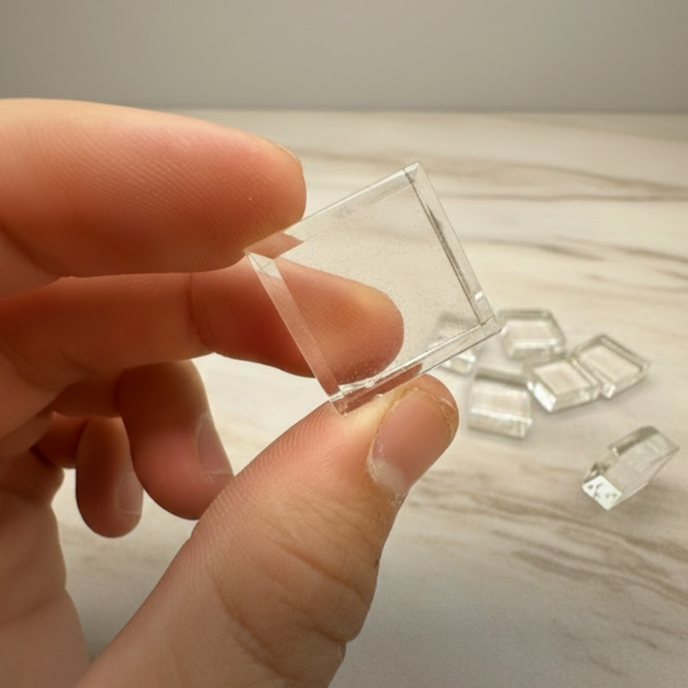 15 Pcs Acrylic display base .75 inches