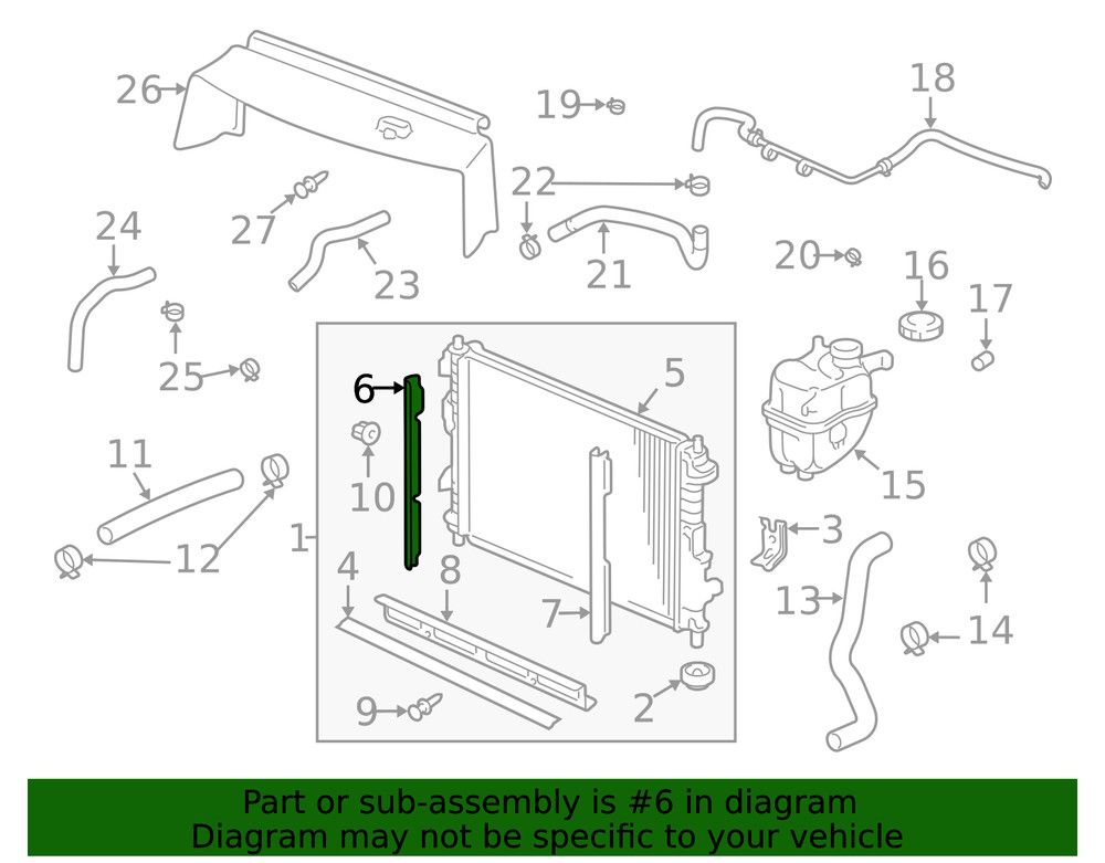 Genuine GM Side Seal 22664732