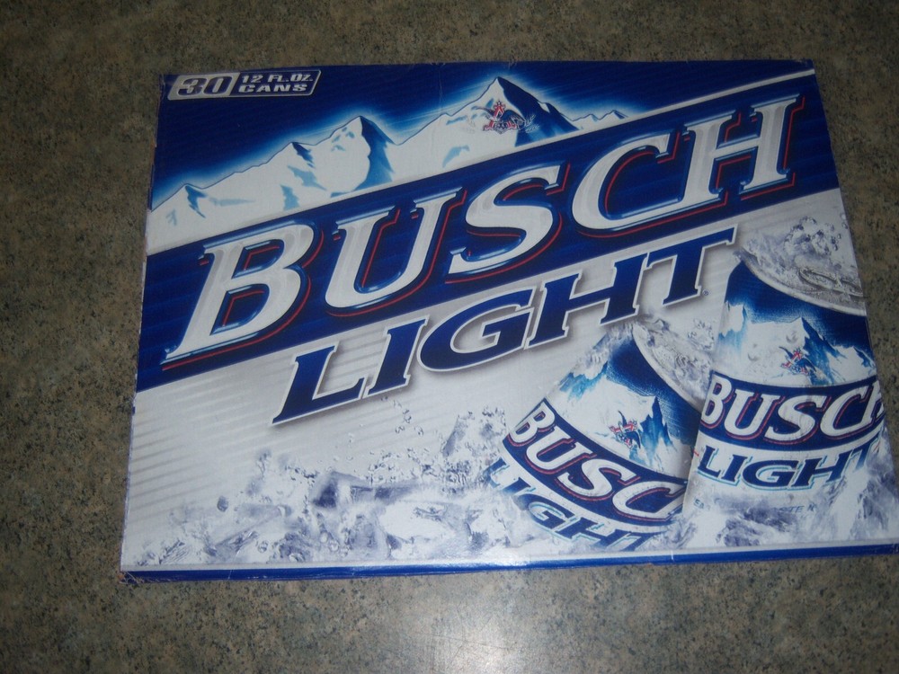 Busch Light  Beer 2009 Front Panel-Ready to frame-With Birth Certificate