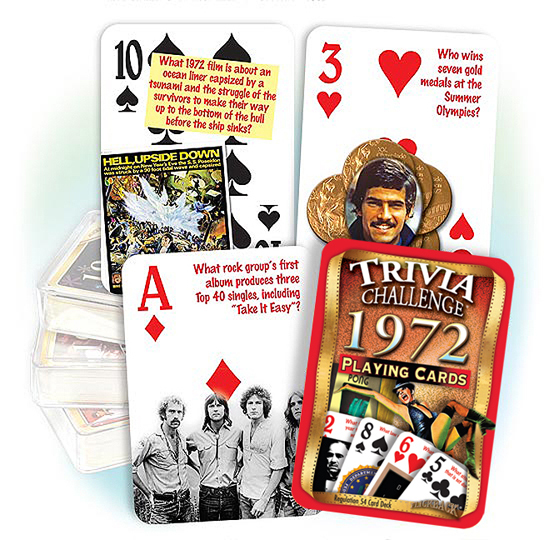 1972 Trivia Playing Cards