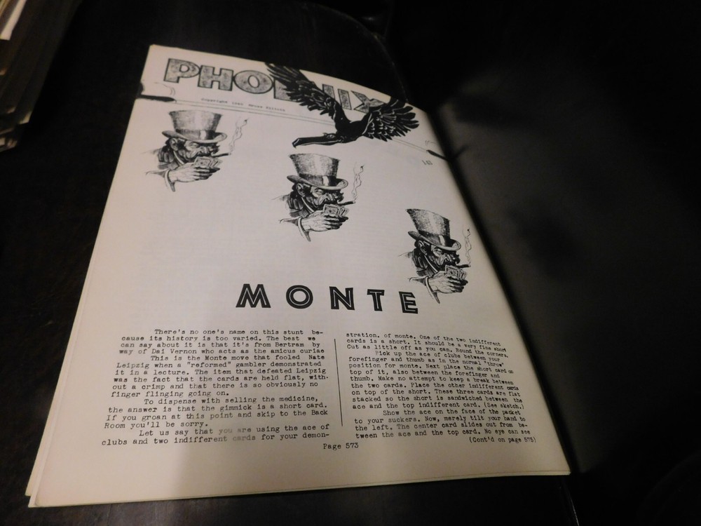 The Phoenix Magic Magazine For Magicians # 143