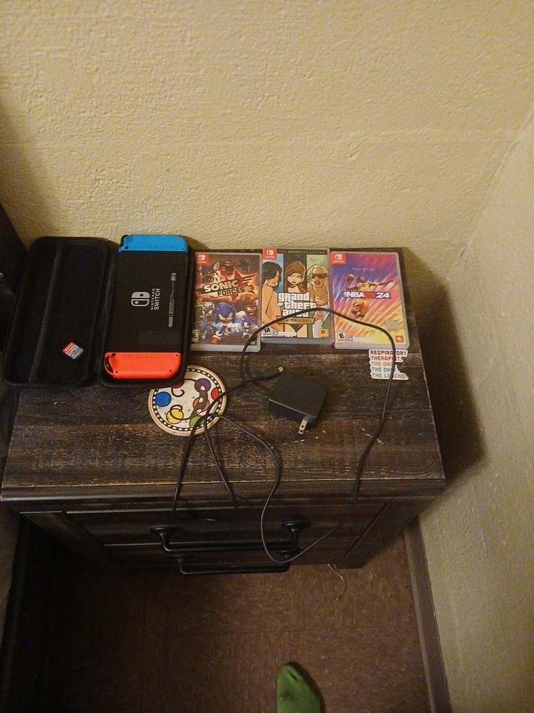 Nintendo Switch 32GB Handheld Console - Neon Red/Neon Blue