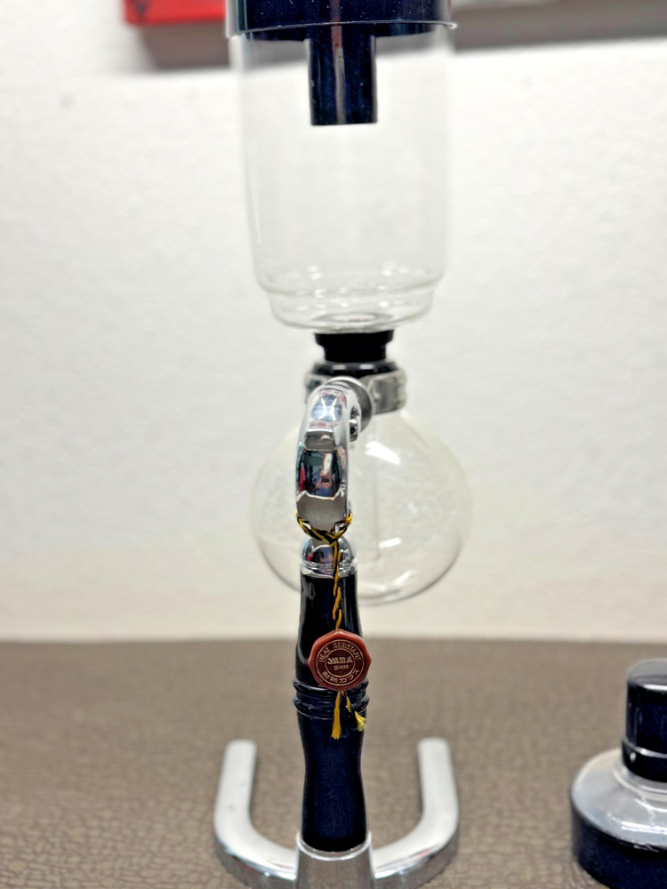 Yama 3 Cup Tabletop Siphon Gravity Coffee Maker with Alcohol Burner