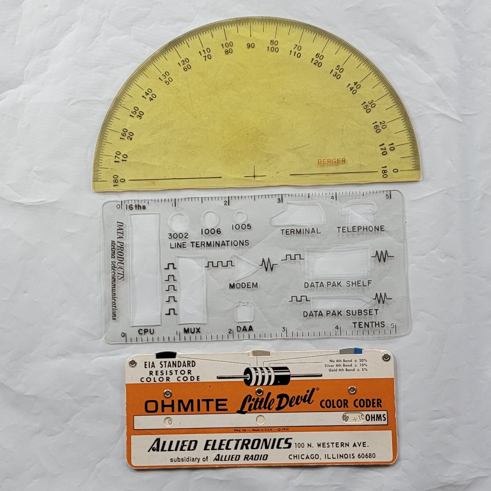 Rixon Data Set Selector Post Electronic Template Ohmite Little Devil Coder Vinta