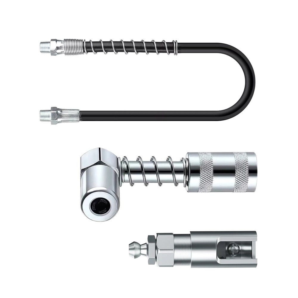1 Set Grease Nozzle Adapter Grease Gun-Accessory 90 Degree Coupler Adapter Tool