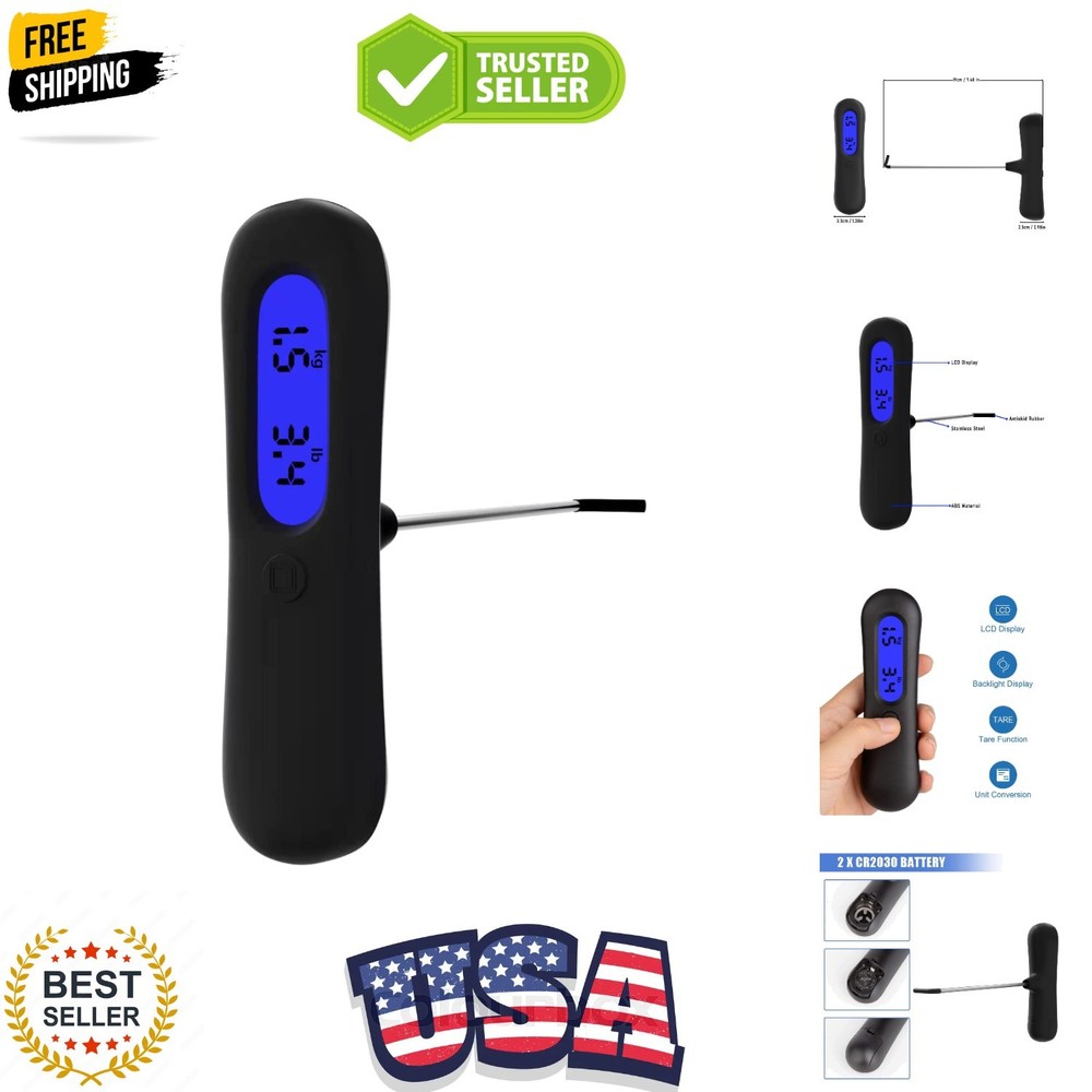 Professional Digital Trigger Pull Scale Gauge Measurement with "kg, Ib, oz, g...
