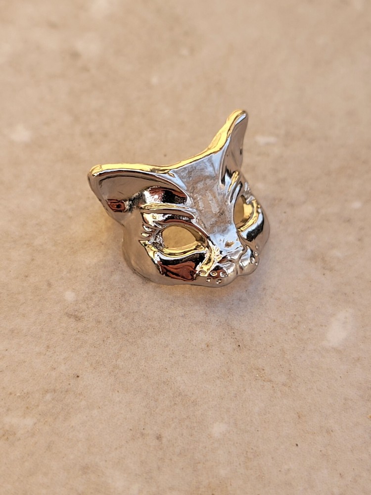 She-Ra Doll Catra Mask and Shield set Custom Replacement Silver Metal