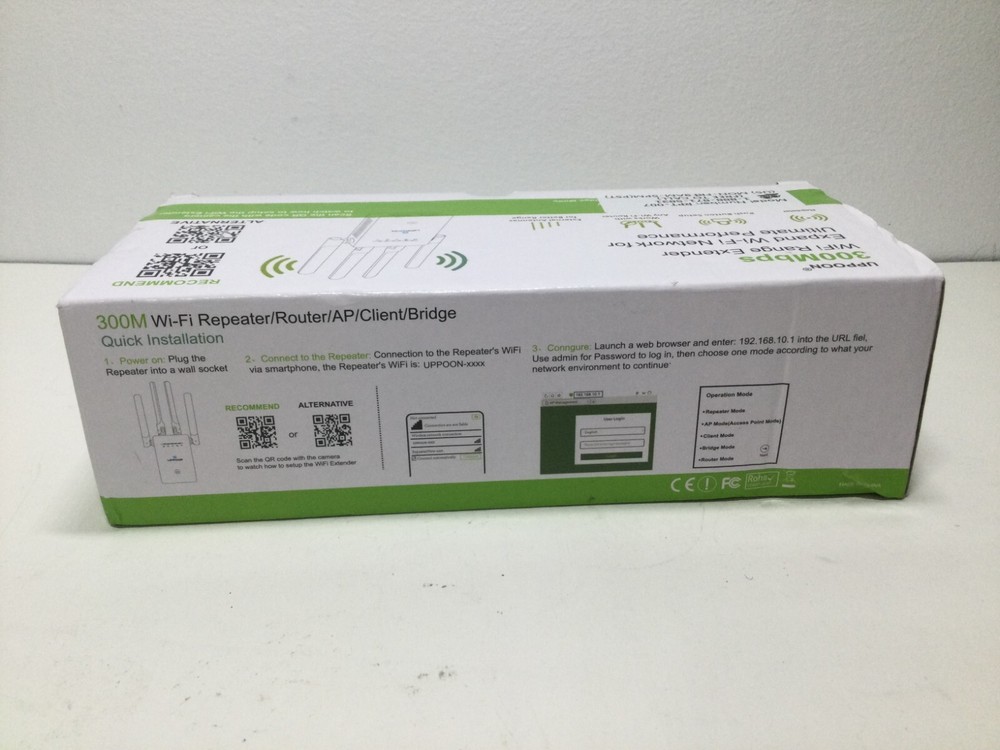 Uppoon 300 Mbps WiFi Range Extender Internet Network Router Wireless