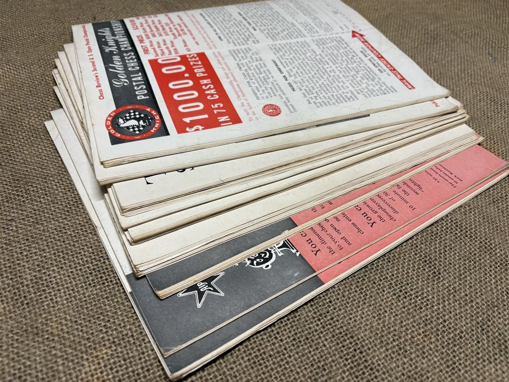 1959 Chess Review magazine, all 12 issues