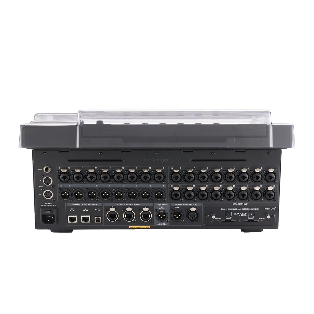 Decksaver DS-PC-WINGCOMPACT Cover for Behringer Wing Compact Mixing Console