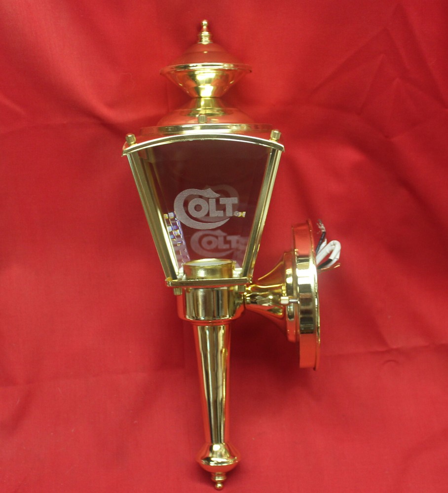 COLT Firearms Brass Outdoor Light