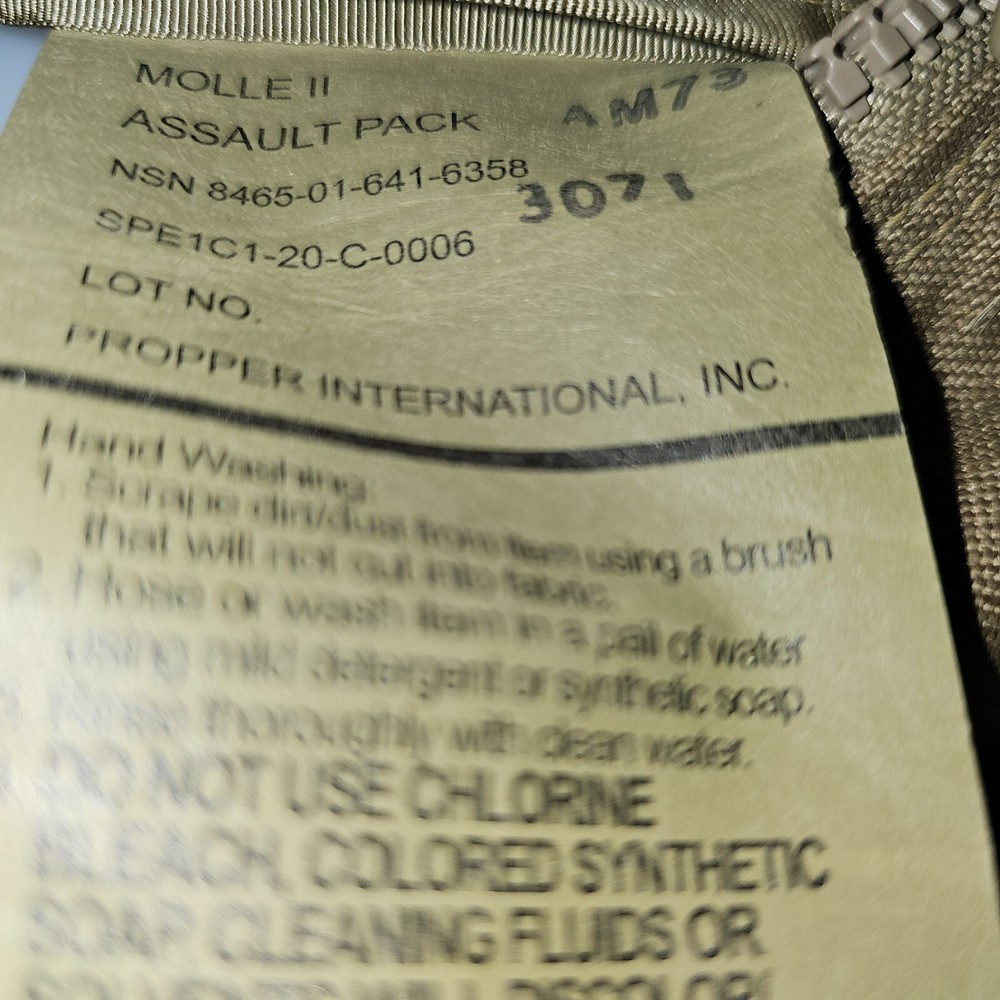 USGI OCP Multicam Assault Pack/Bugout Bag 6 MRE Survival Bundle
