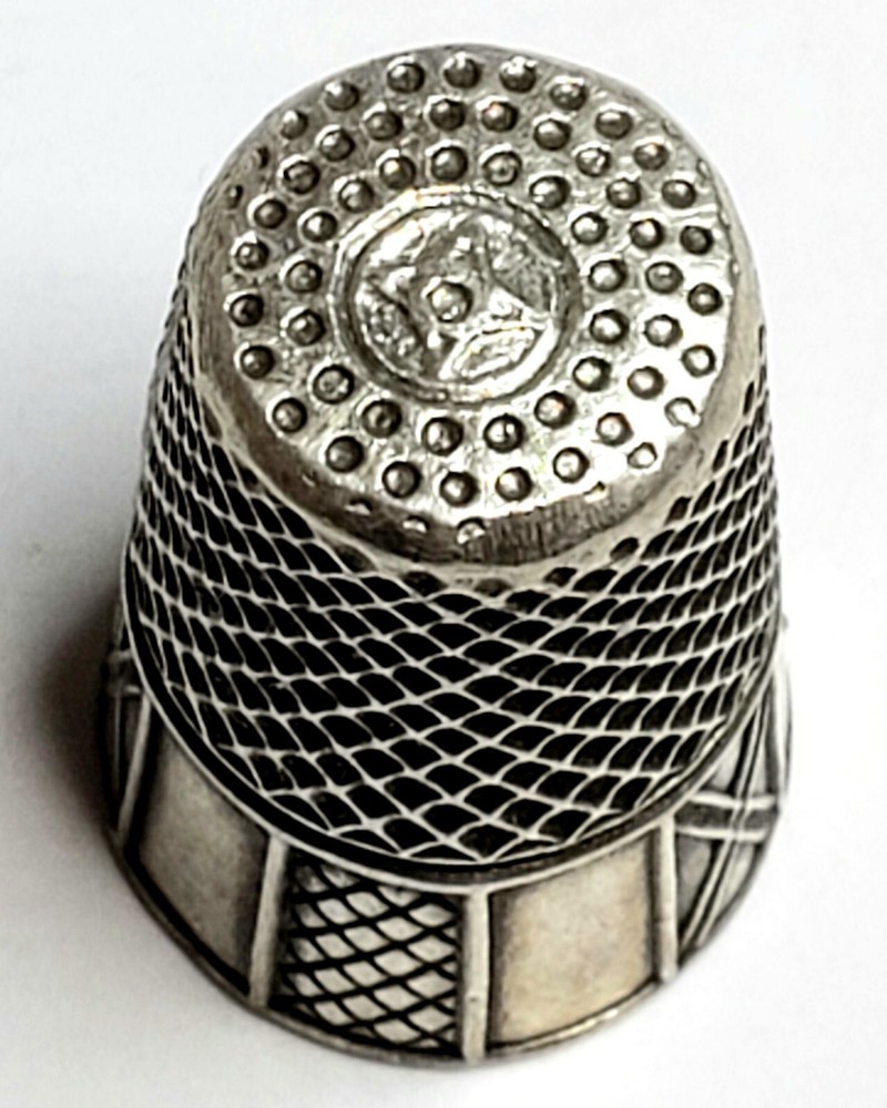 Antique 925 Sterling Silver Thimble 1"