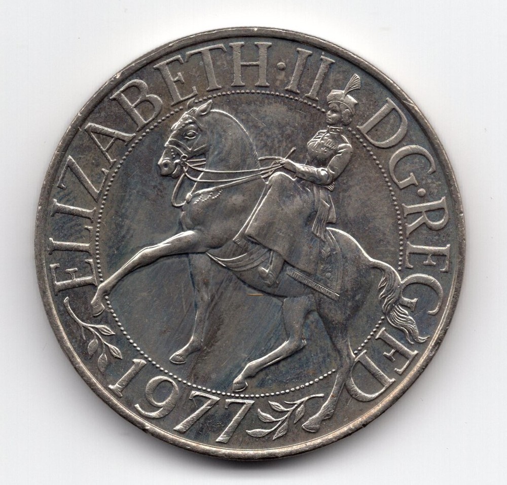 1977 Queen Elizabeth Silver Jubilee Crown Coin