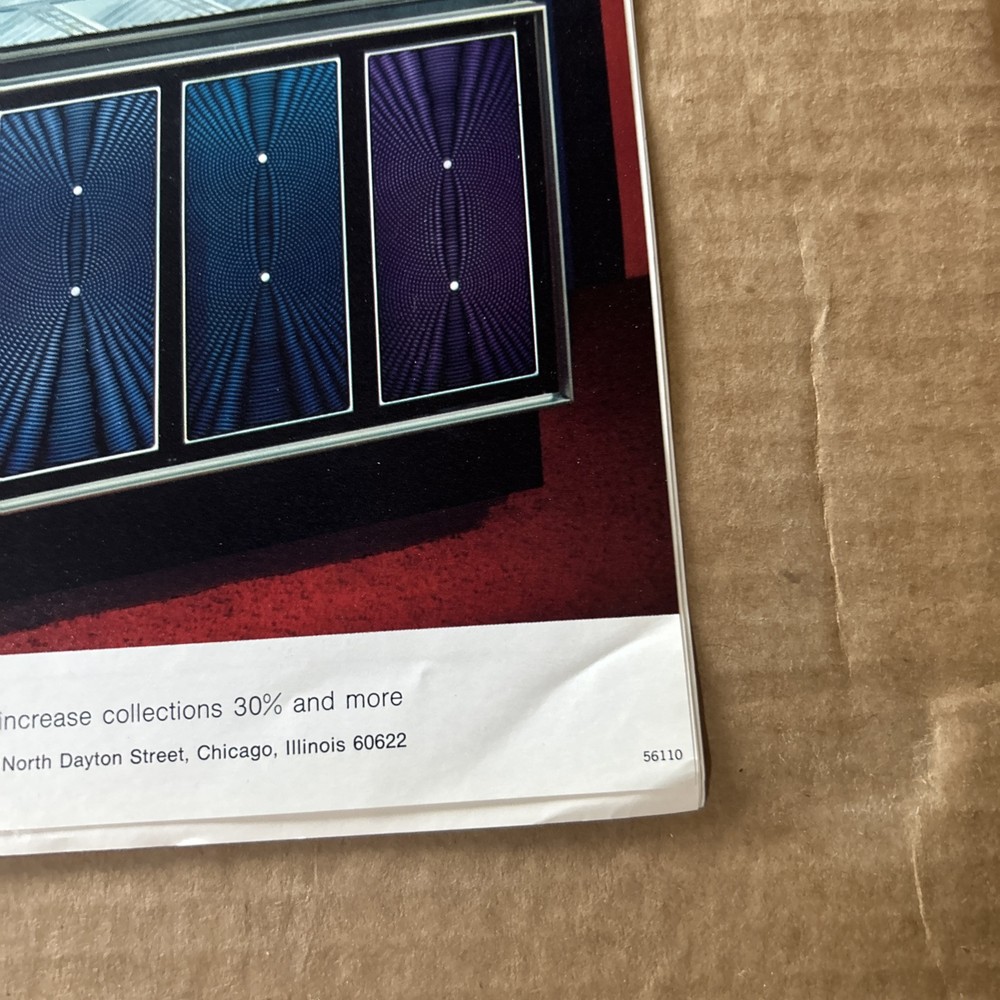 ORIGINAL Ad Jukebox Seeburg Gem 1969 11 By8" ARCADE GAME FLYER