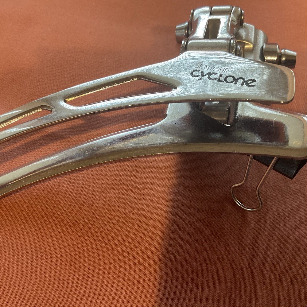 Suntour Cyclone Vintage Front Derailleur Braze-On Bottom Pull