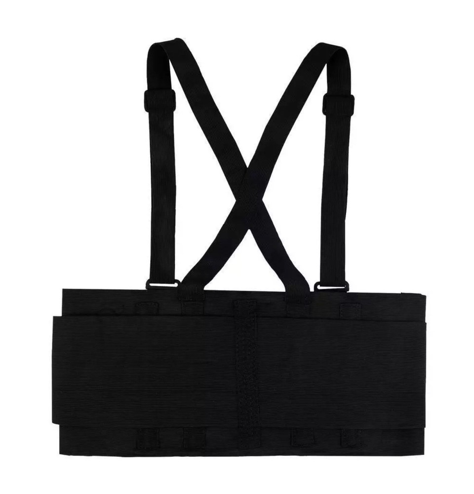 🥥 Husky Work Back Brace Support Belt Polyester Black Large 🆕