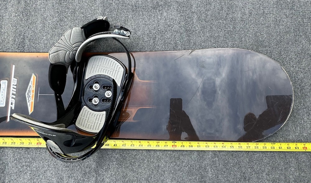 Burton Bullet Snowboard With Bindings.