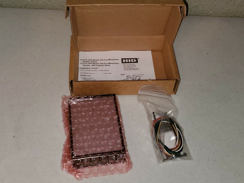 HID 3110-2305 230 Access Control System Proximity & Magnetic Stripe Reader