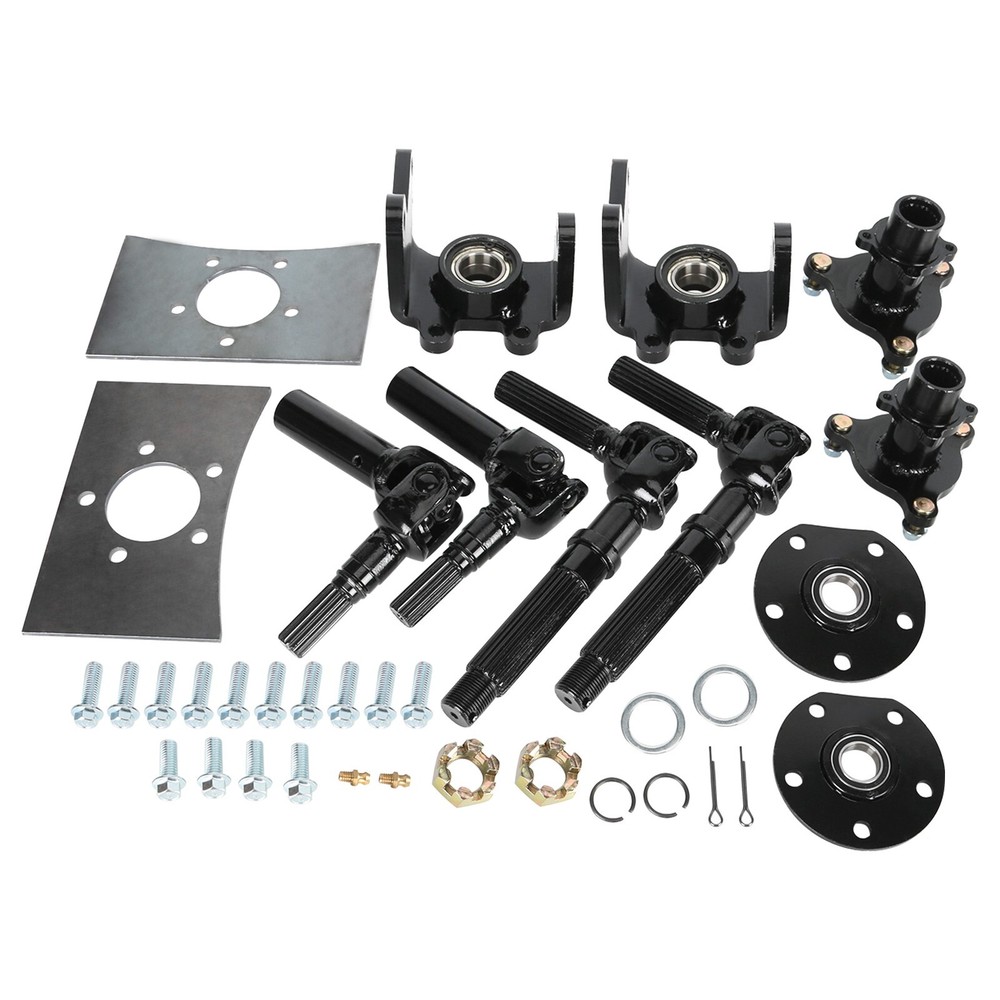 Electirc 4 Wheel Front Drive Axle kit Steering Wheel Rack Swing Arm A-Arm Golf
