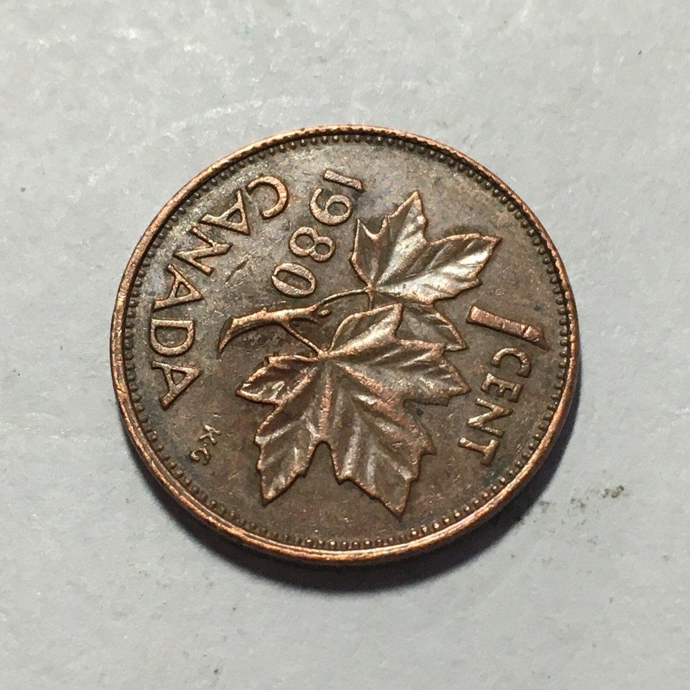 1980 CANADA ONE CENT COIN