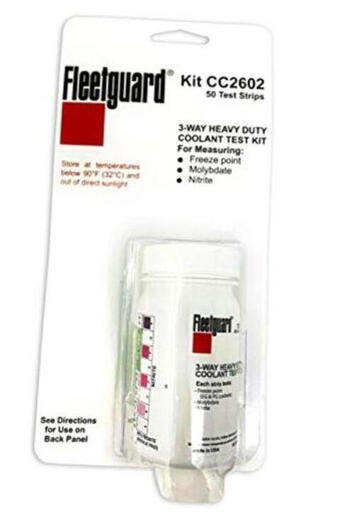 CC2602 Coolant Test Kit, 3-Way Test Strip, 50/bottle